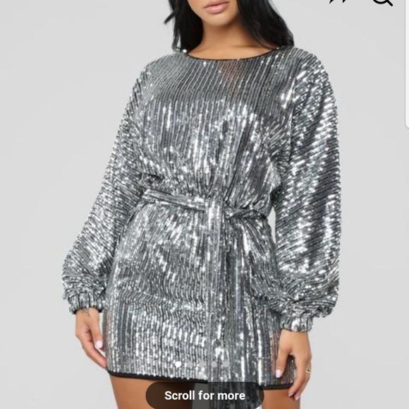 Where's the party at sequin dress - Picture 2 of 3